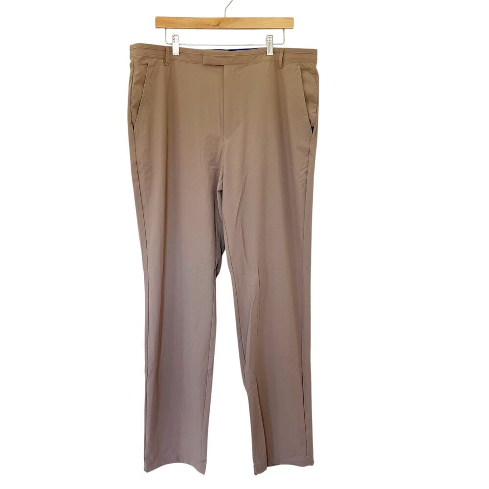 Brady Tan Golf Flat Front Pants Sz 38